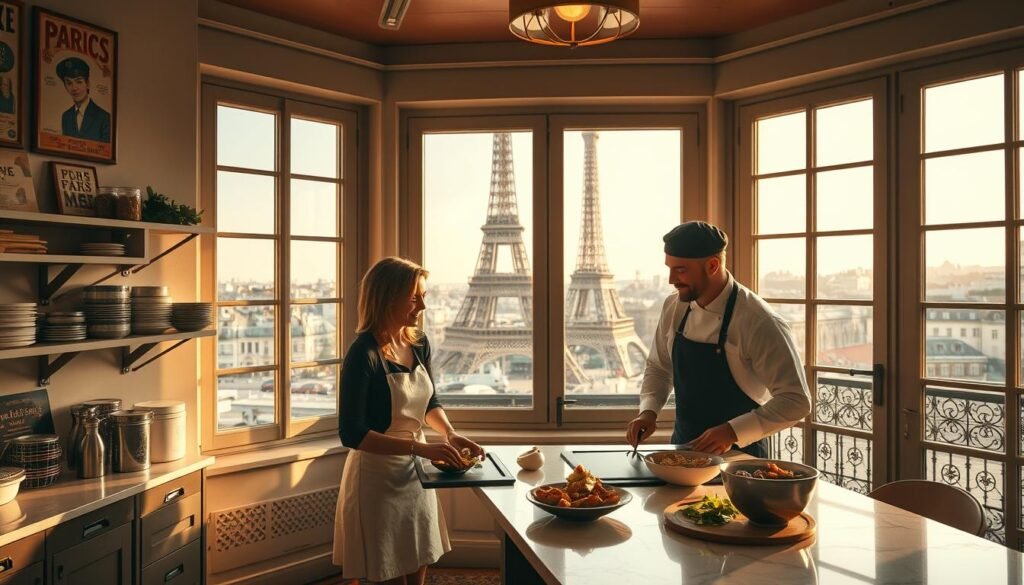 Parisian cooking class for couples