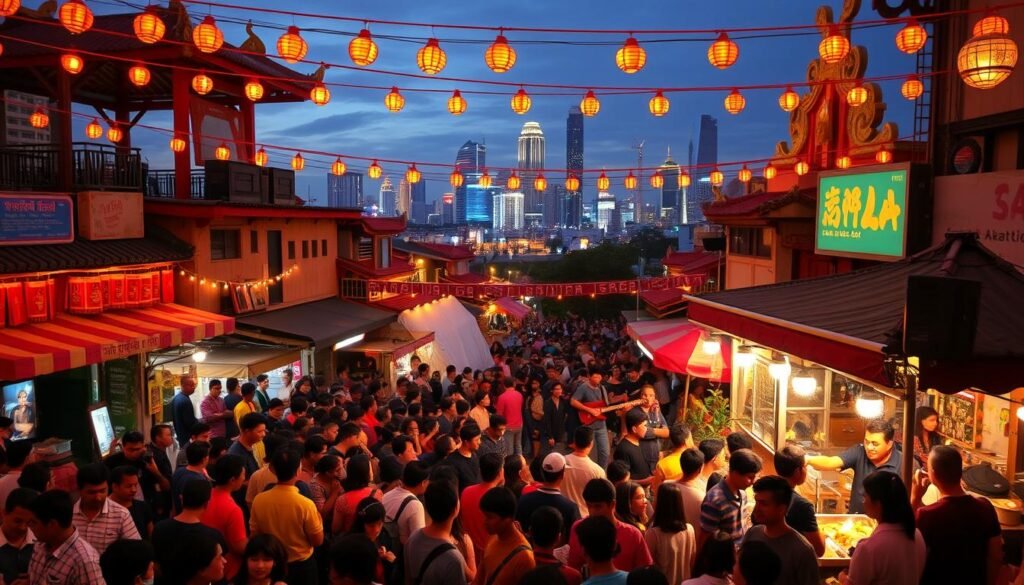 cultural immersion through music and food