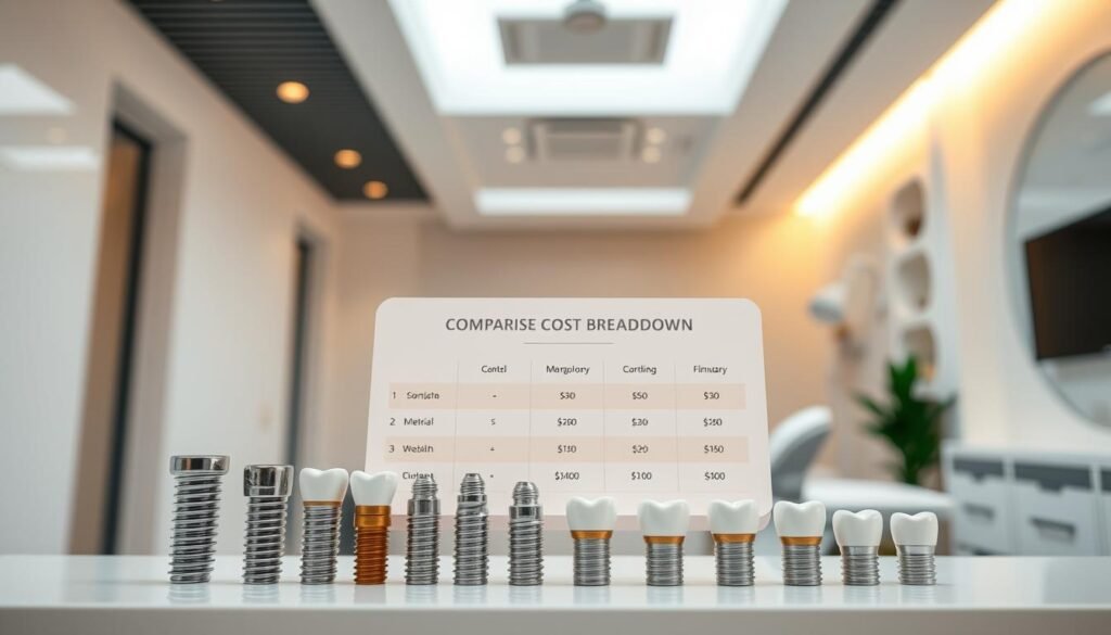 dental implants cost comparison