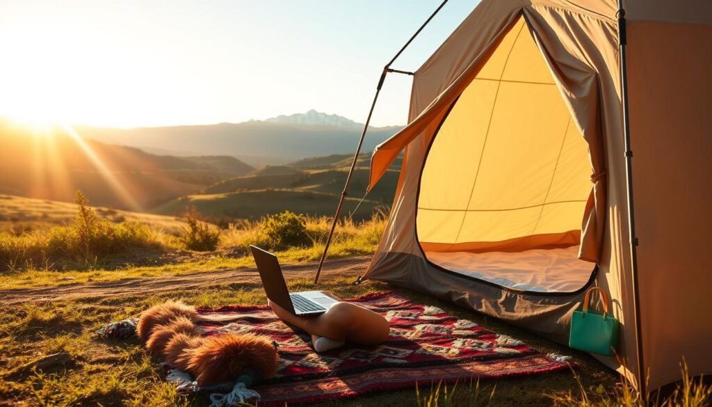 location-independent lifestyle